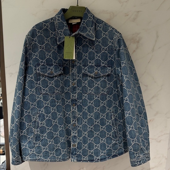 Gucci Other - Gucci GG Jacquard Denim Shirt